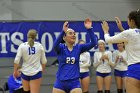 Volleyball vs Emerson  Wheaton College Women's Volleyball vs Emerson College. - Photo by Keith Nordstrom : Wheaton, Volleyball, VB2019